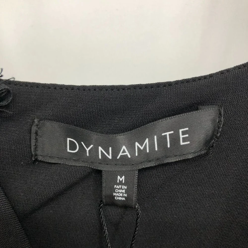 NWT Dynamite Black midi corset detail cami dress Medium - Picture 6 of 14